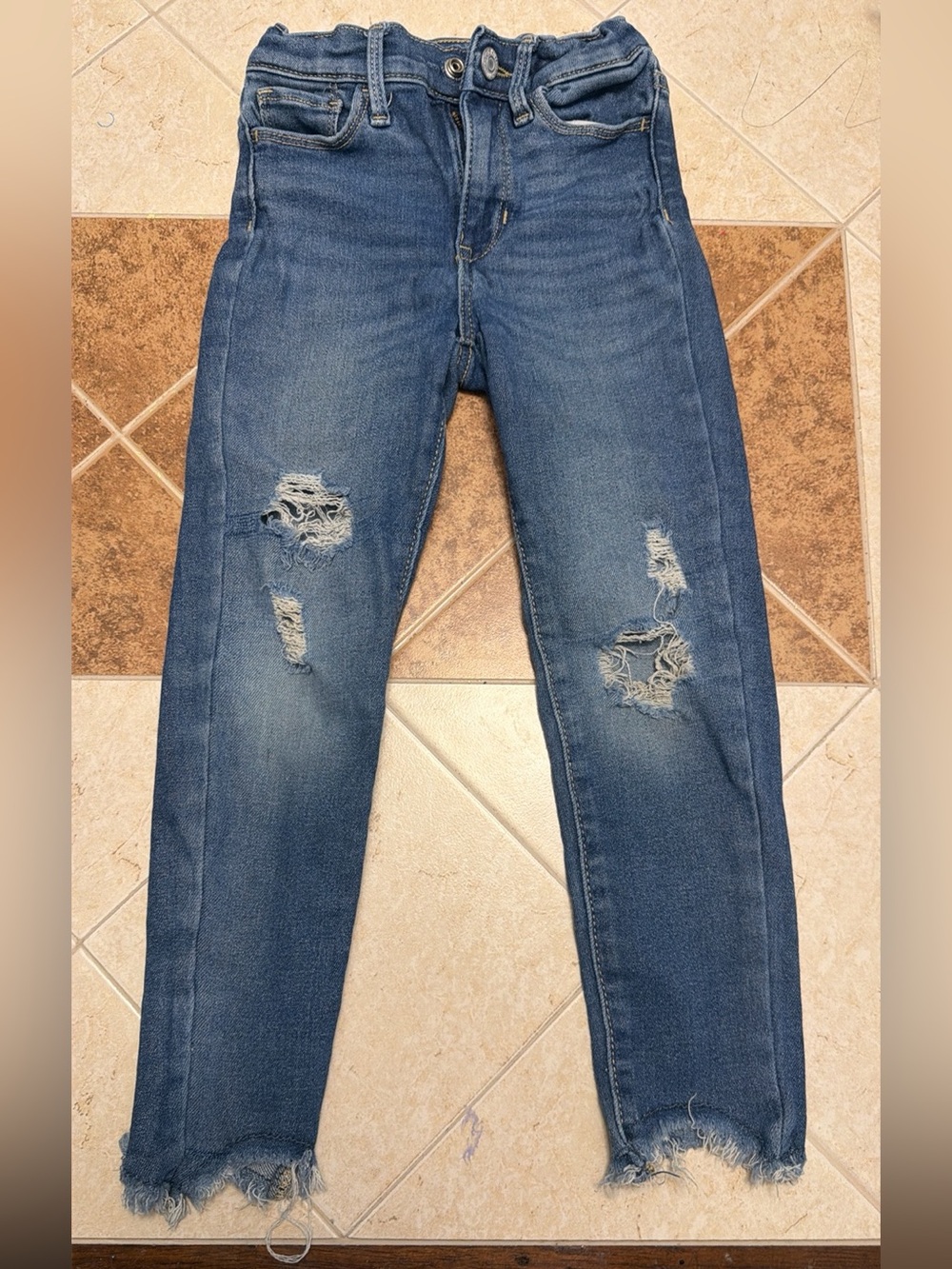 Old Navy Distressed Blue Kids Denim Jeans